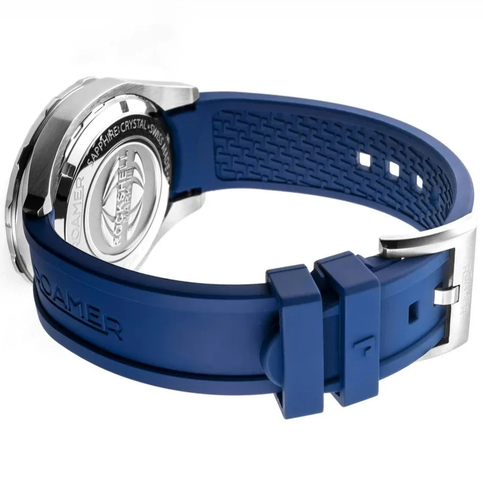 Roamer Rockshell Mark III Scuba Men's Blue Watch - Image 2