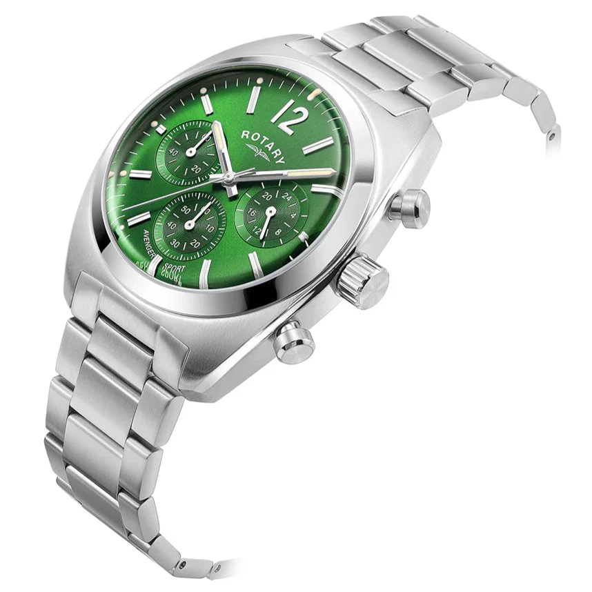 Rotary Avenger Sport Chrono Men's Green Watch - Image 2