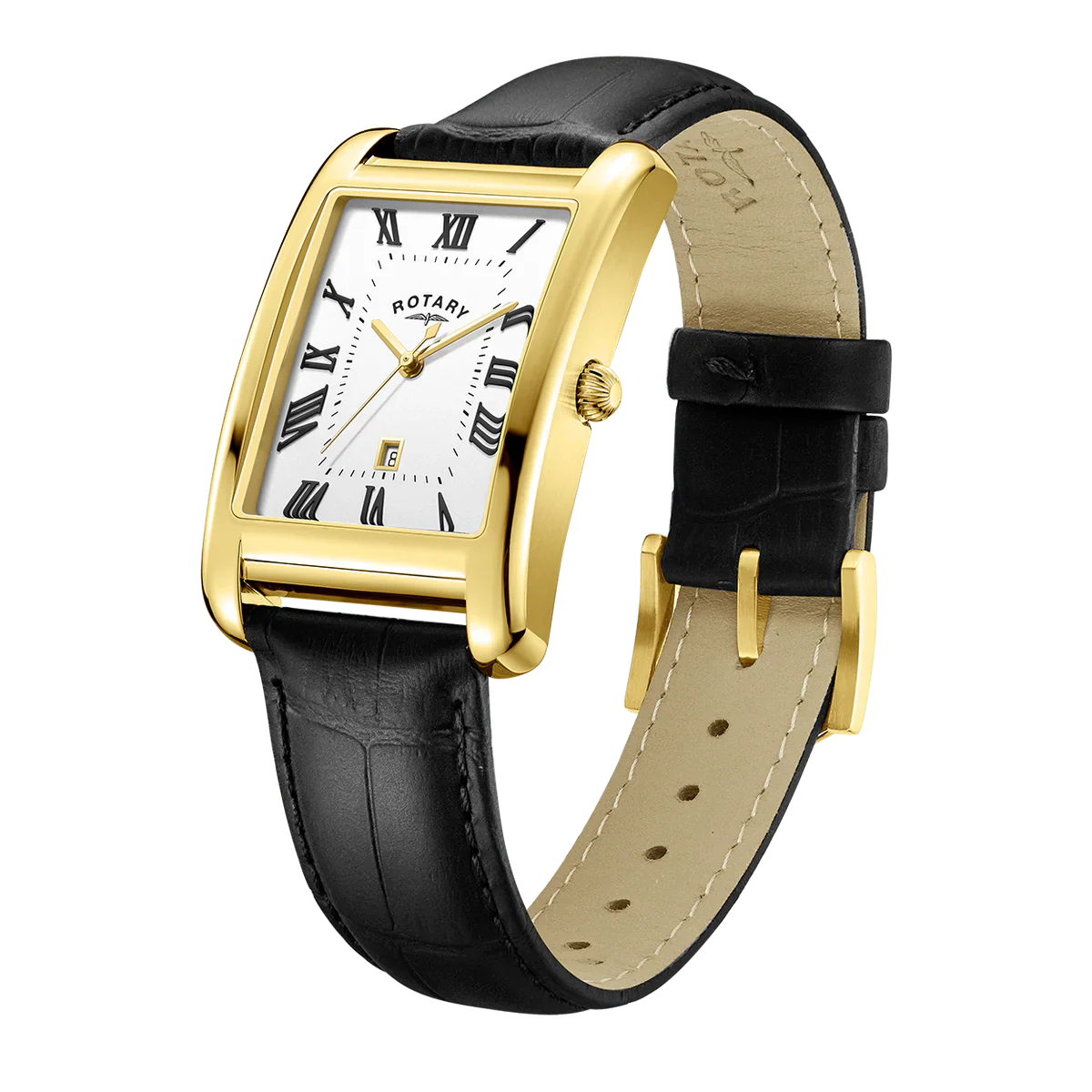Rotary Dress Men's Yellow Gold Watch - Image 2