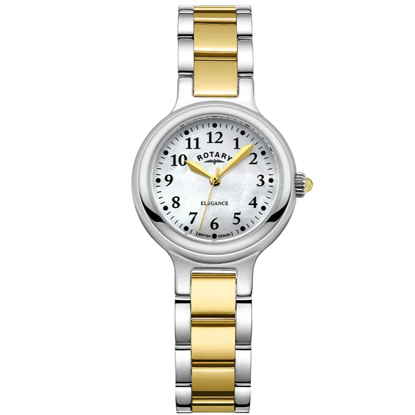 Rotary Elegance Ladies Two-Tone Watch