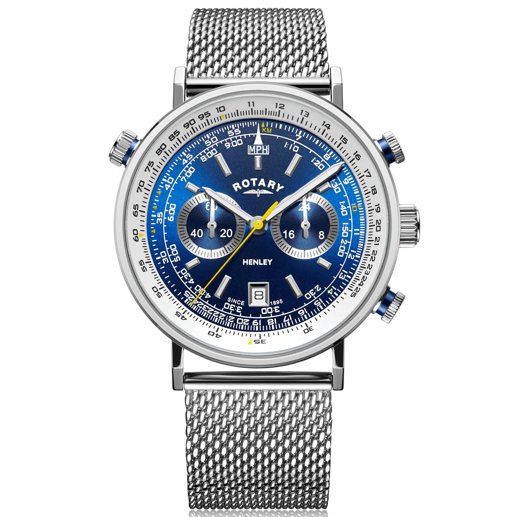 Rotary Henley Chrono Men's Blue Watch