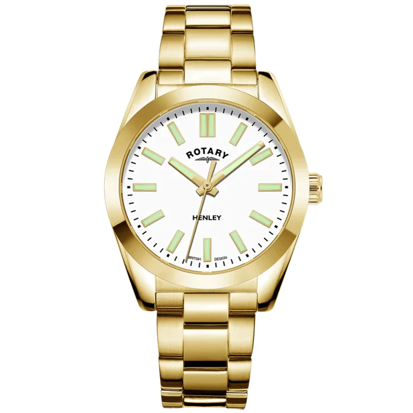Rotary Henley Ladies Gold Watch