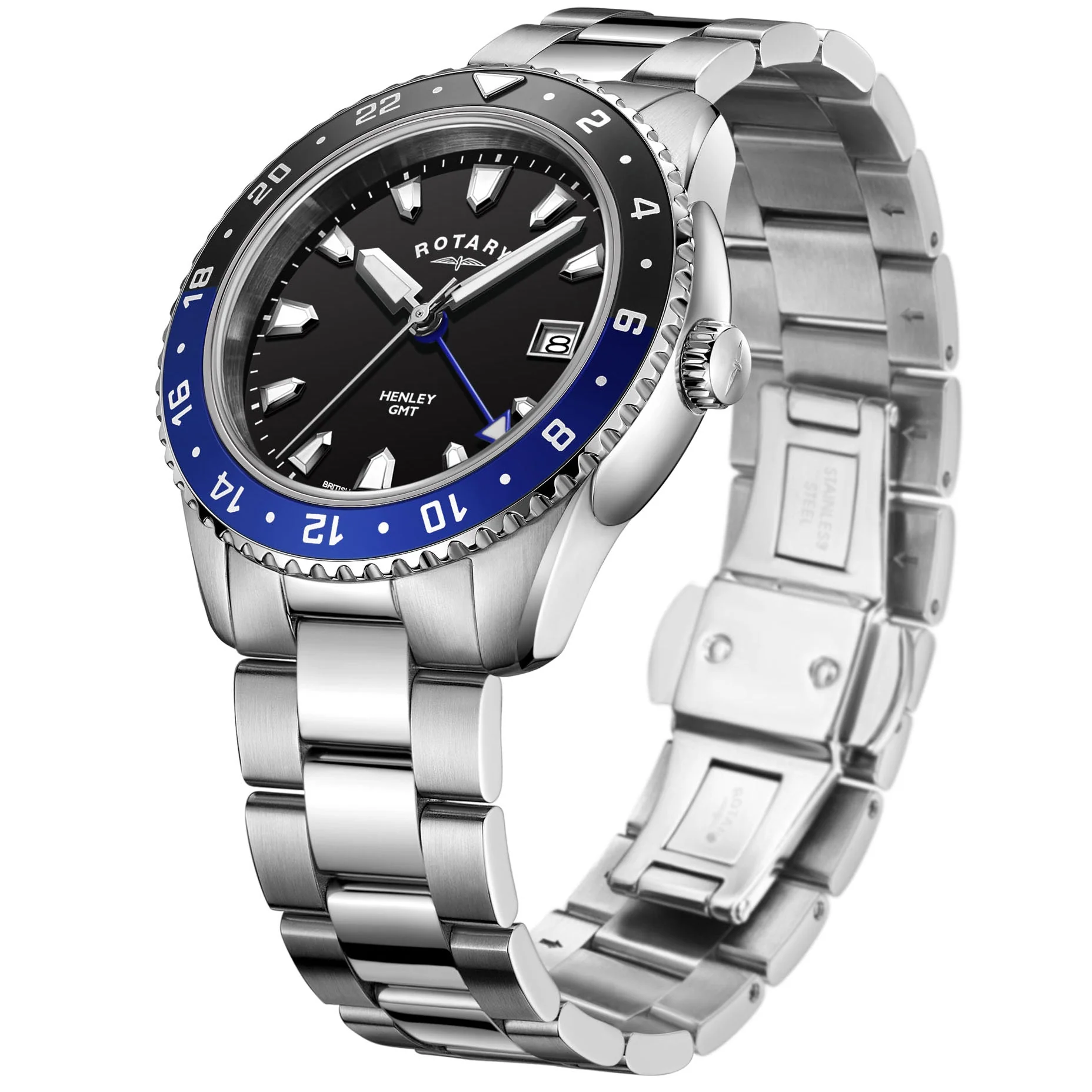 Rotary Henley Men's Black Watch - Image 2