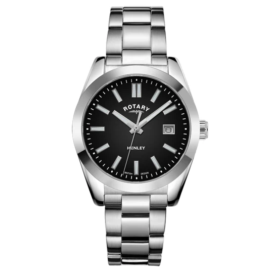 Rotary Henley Men's Black Watch