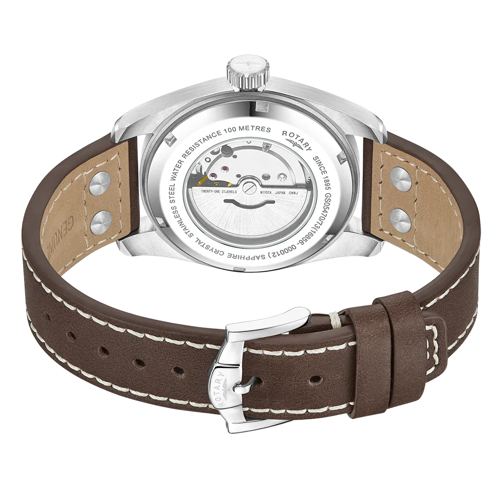 Rotary RW 1895 Pilot Men's Green Watch - Image 3