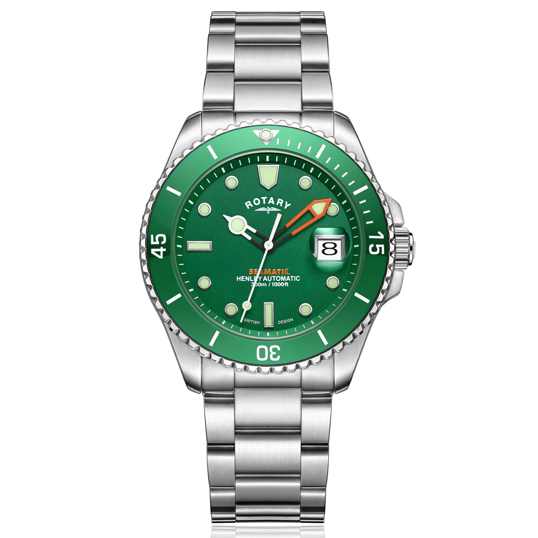 Rotary Seamatic Men's green Watch