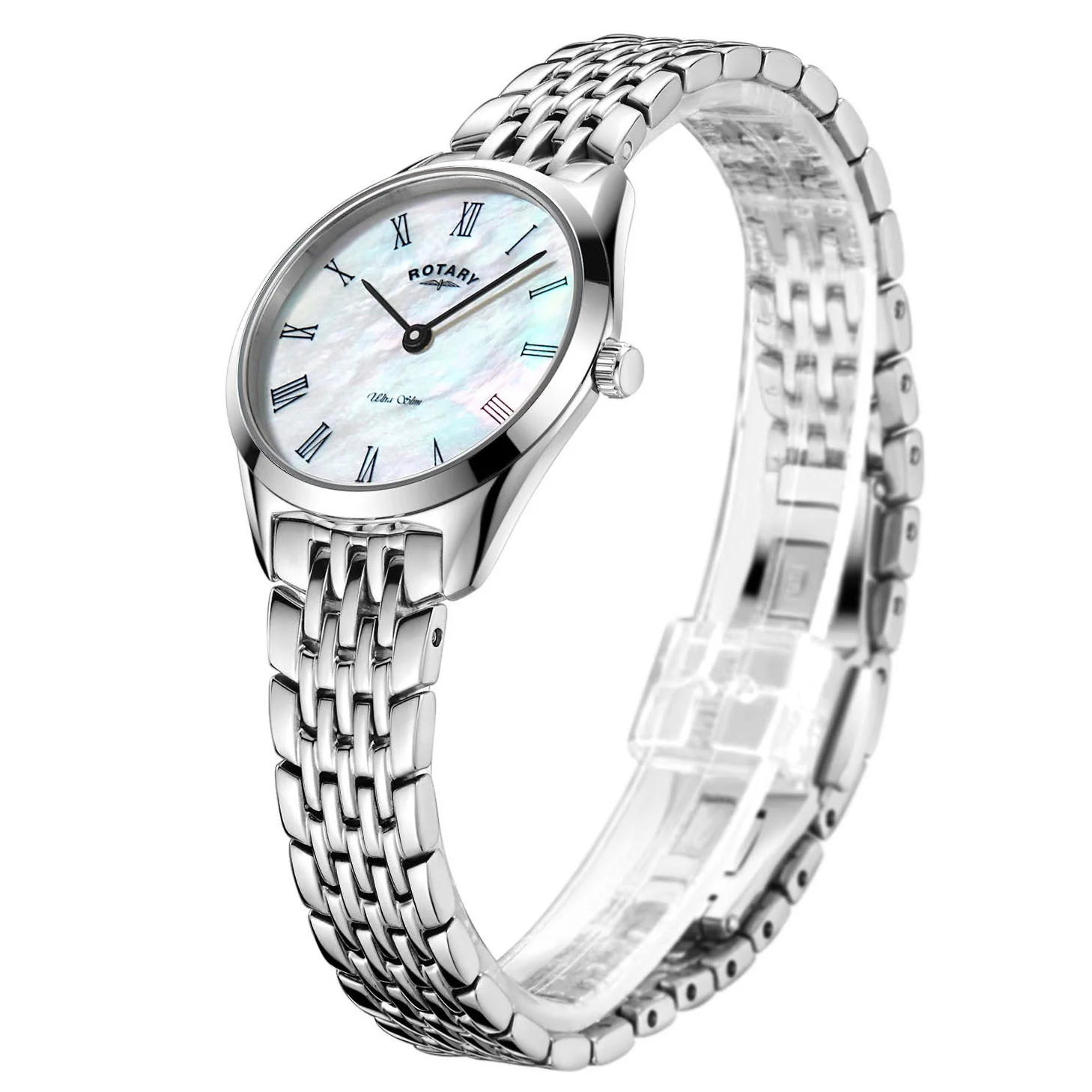 Rotary Ultra Slim Ladies Silver Watch - Image 2