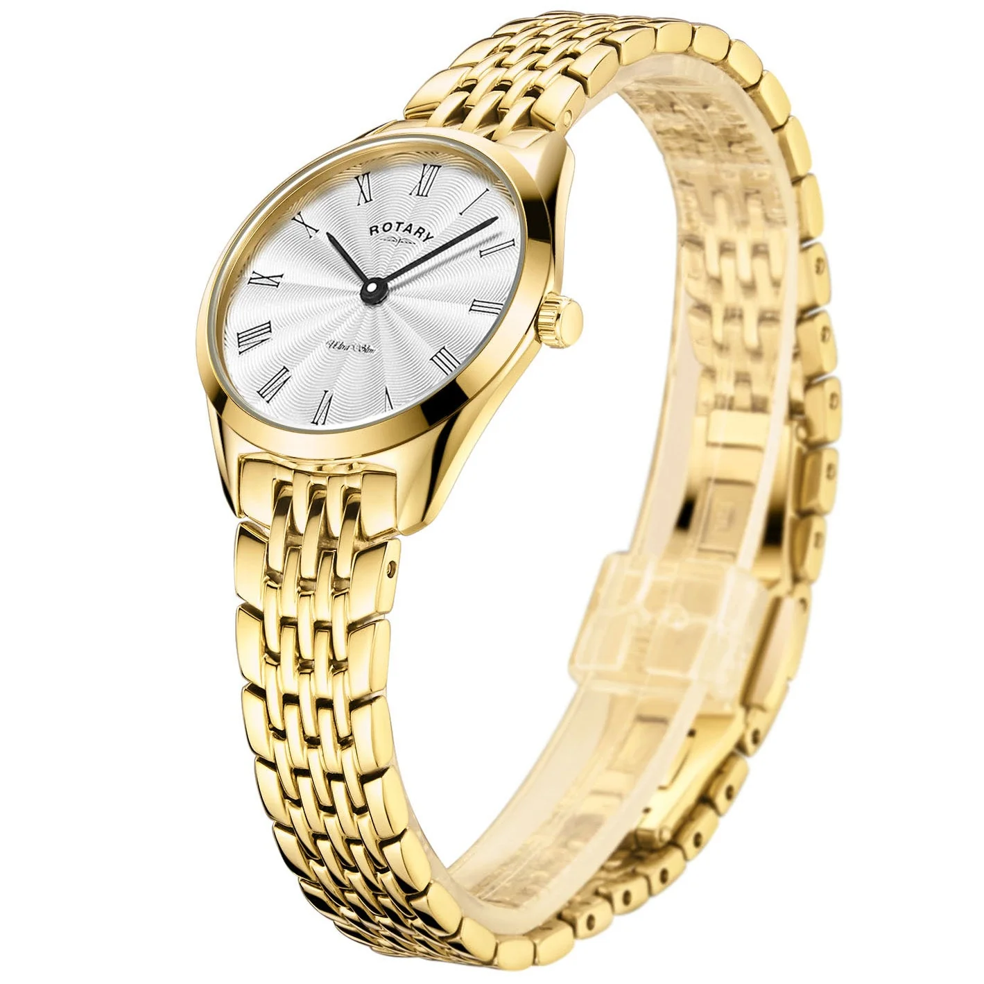 Rotary Ultra Slim Ladies Silver Watch - Image 3