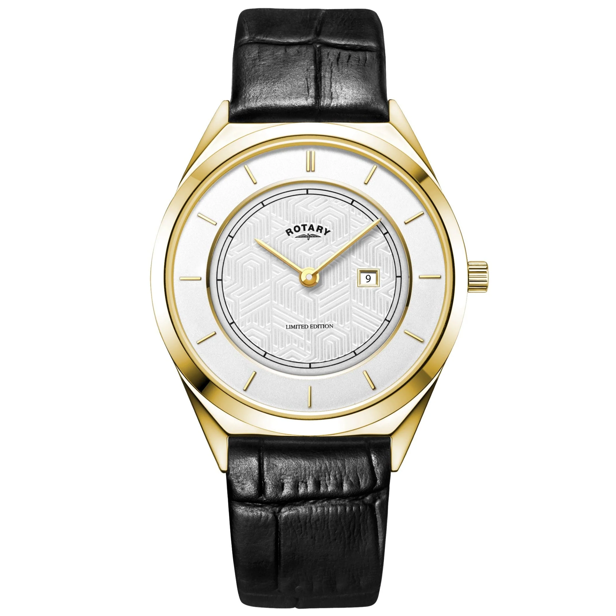 Rotary Ultra Slim Men's White Watch