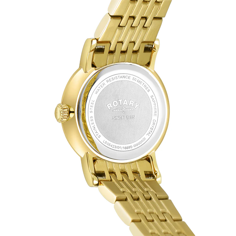 Rotary Windsor Ladies Gold Watch - Image 5