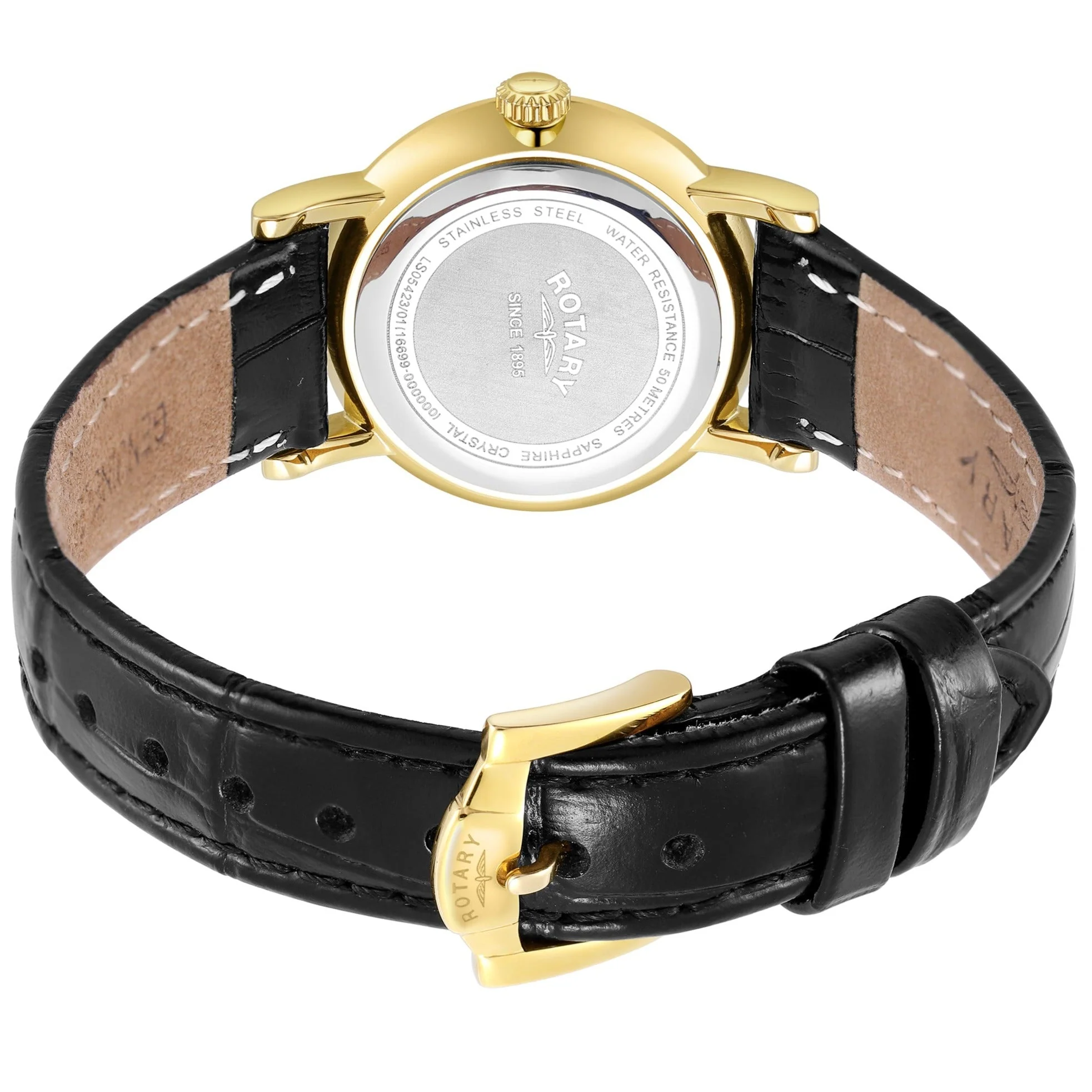 Rotary Windsor Ladies Gold Watch - Image 4