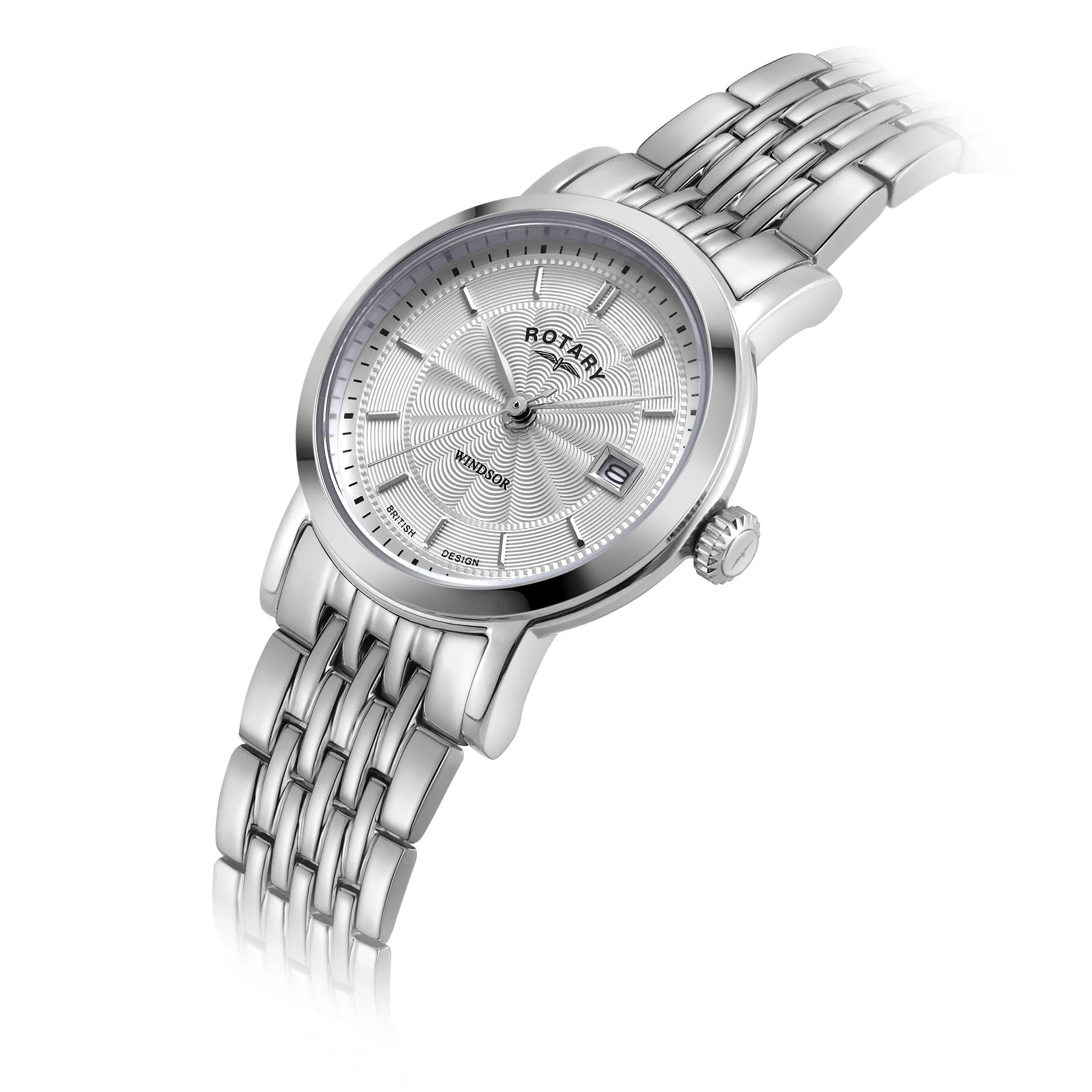 Rotary Windsor Ladies Silver Watch - Image 2