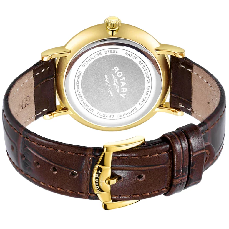 Rotary Windsor Men's Gold Watch - Image 2