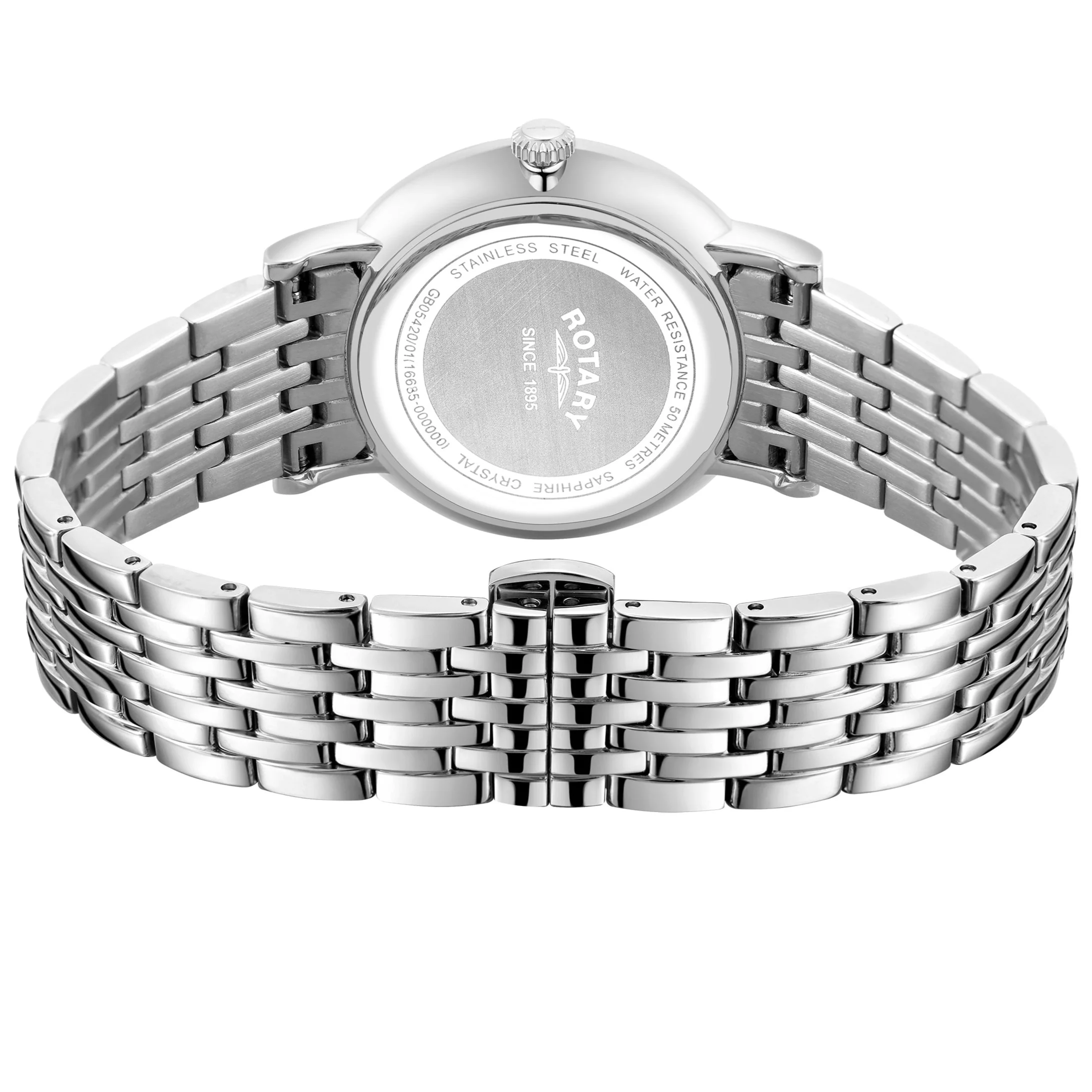 Rotary Windsor Men's Silver Watch - Image 3
