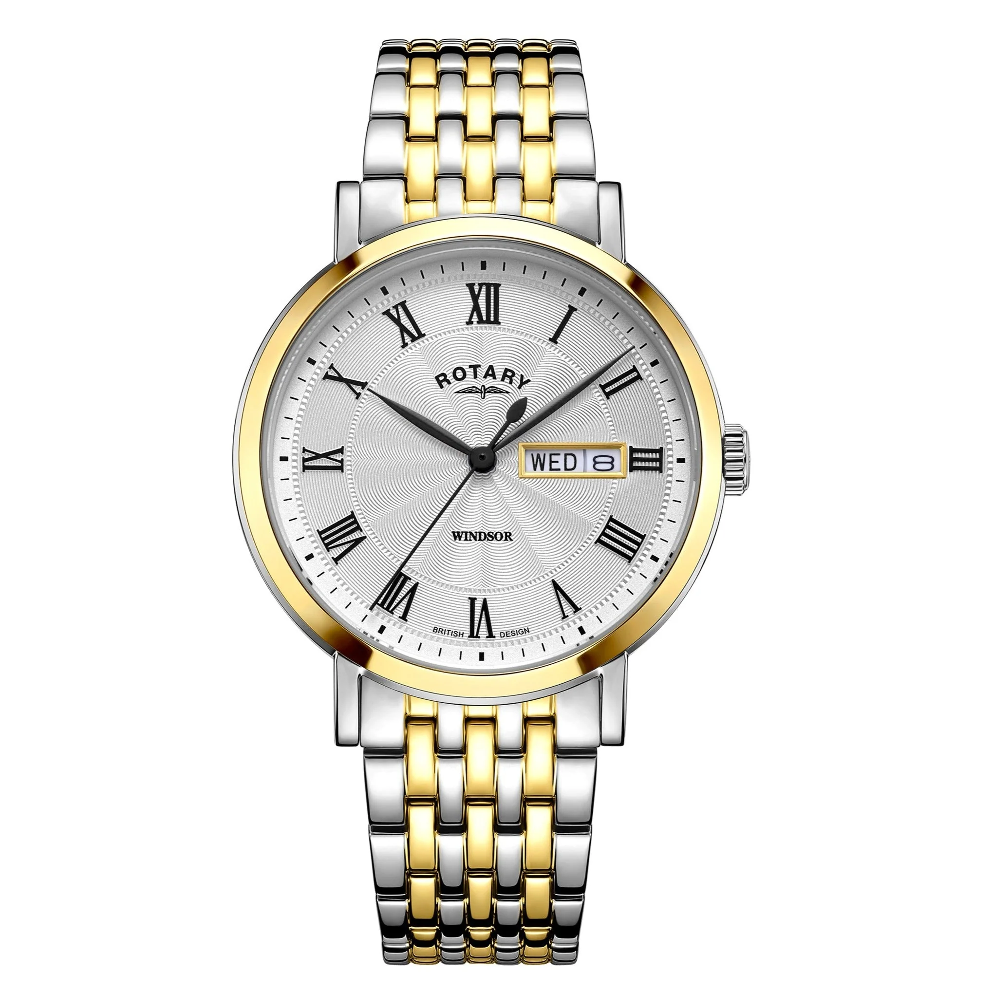 Rotary Windsor Men's Silver Watch