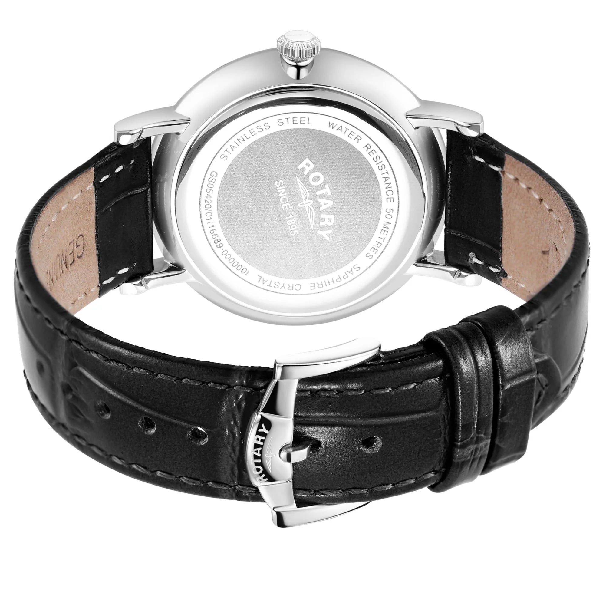 Rotary Windsor Men's Silver Watch - Image 5