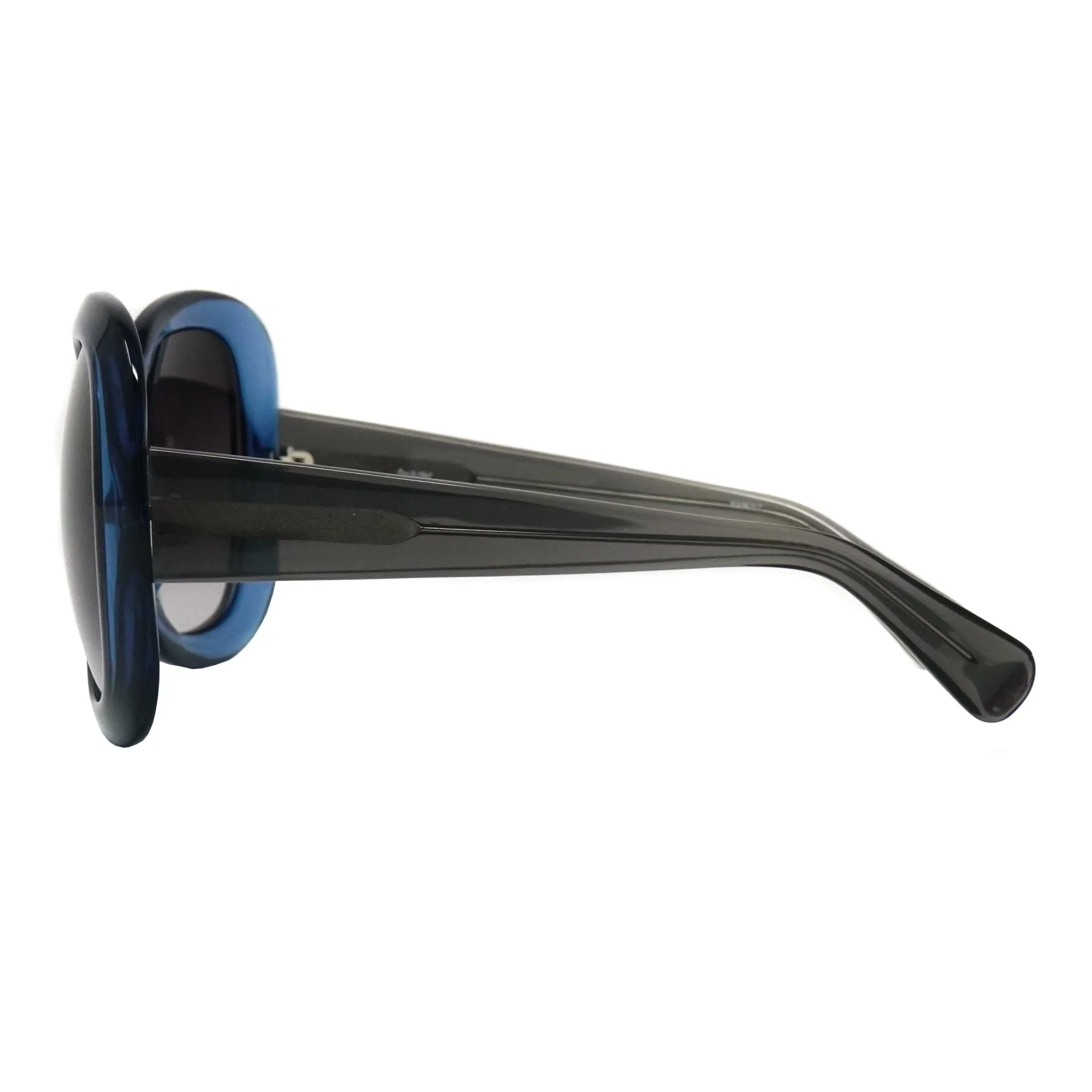 Rue De Mail Sunglasses Oversized Blue and Grey - Image 2