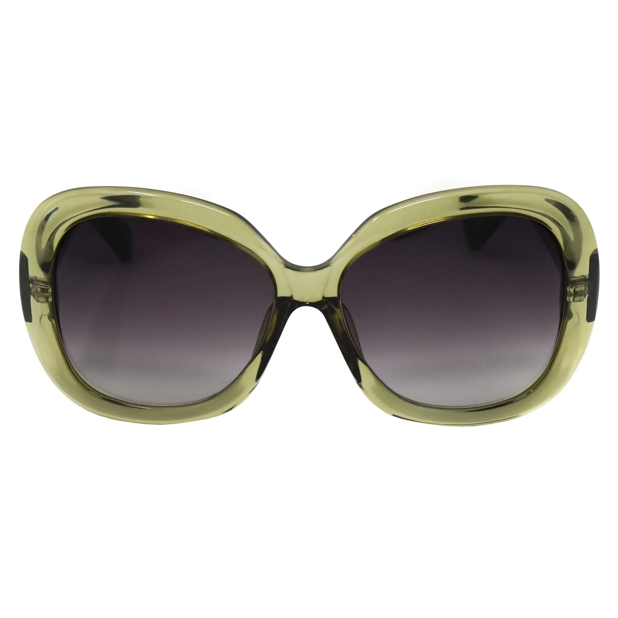 Rue De Mail Sunglasses Oversized Green Brown