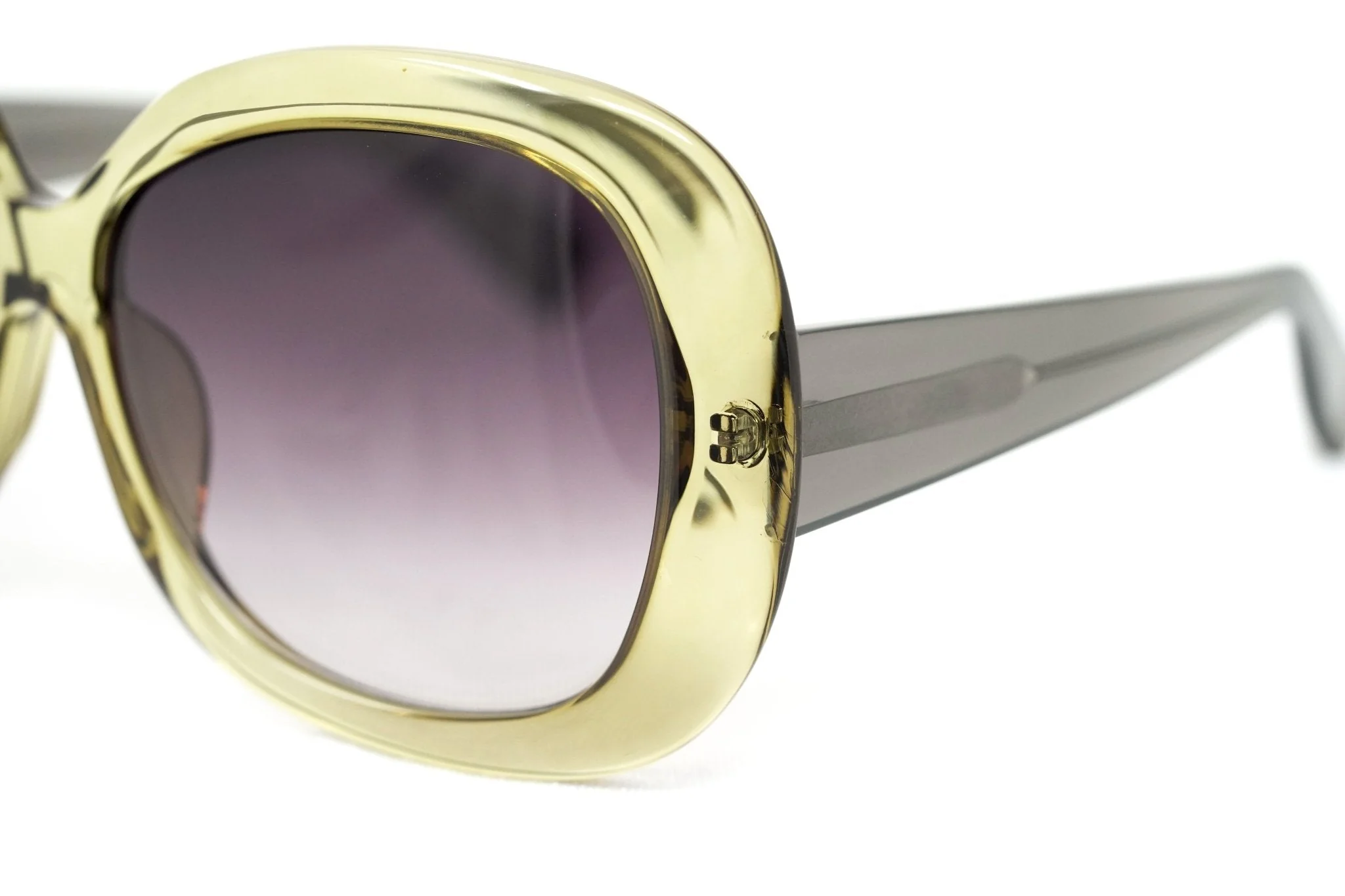 Rue De Mail Sunglasses Oversized Green Brown - Image 7