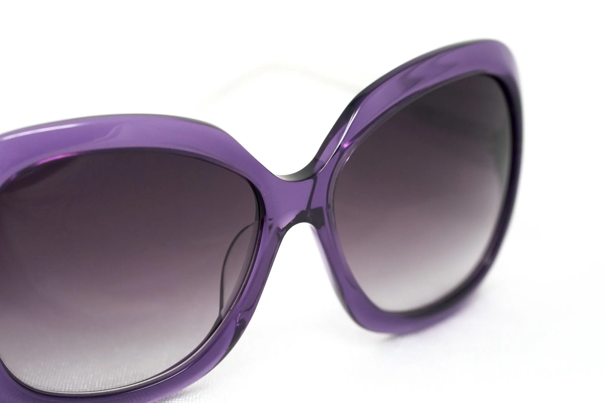 Rue De Mail Sunglasses Oversized Purple and White - Image 6