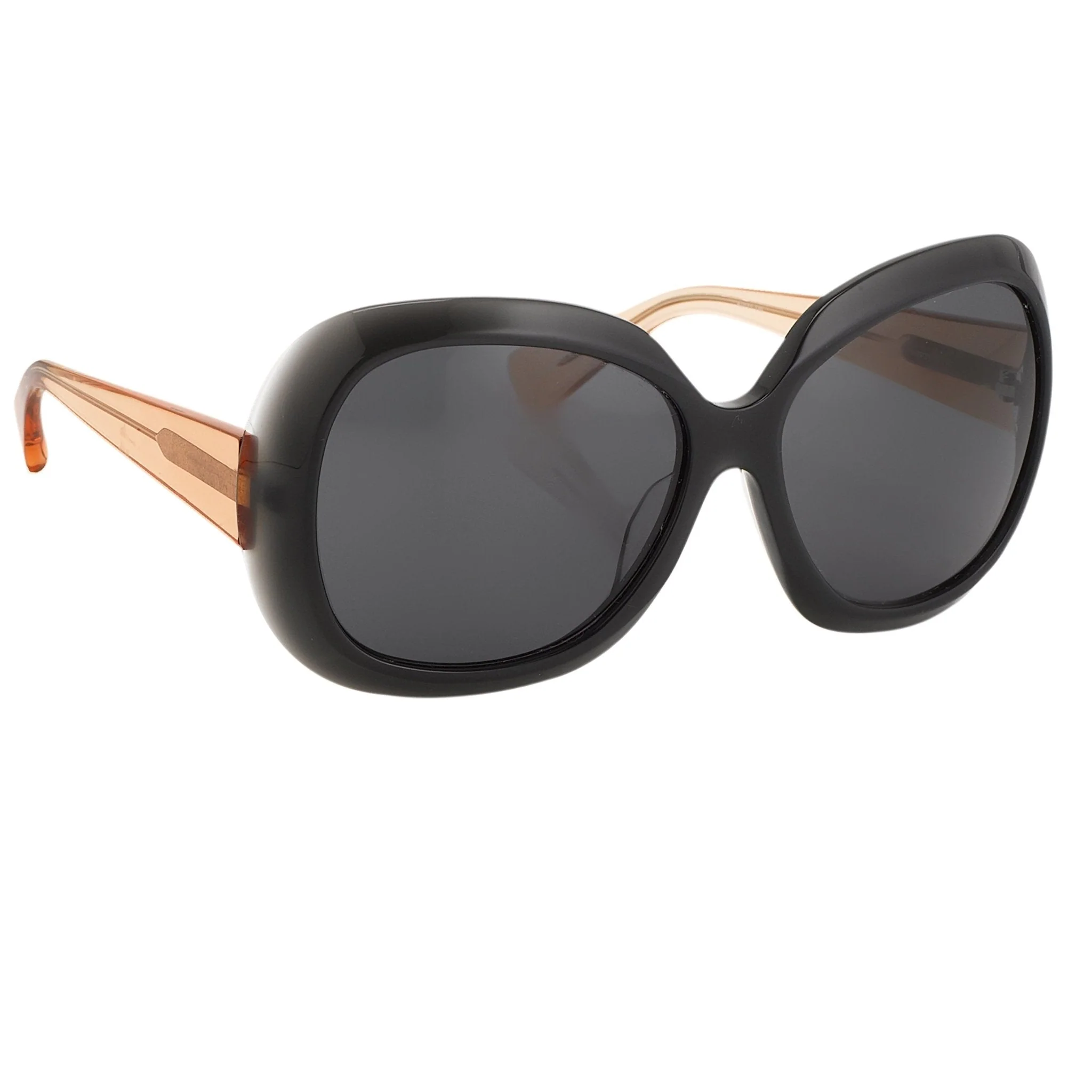Rue De Mail Sunglasses Oversized Black - Image 2