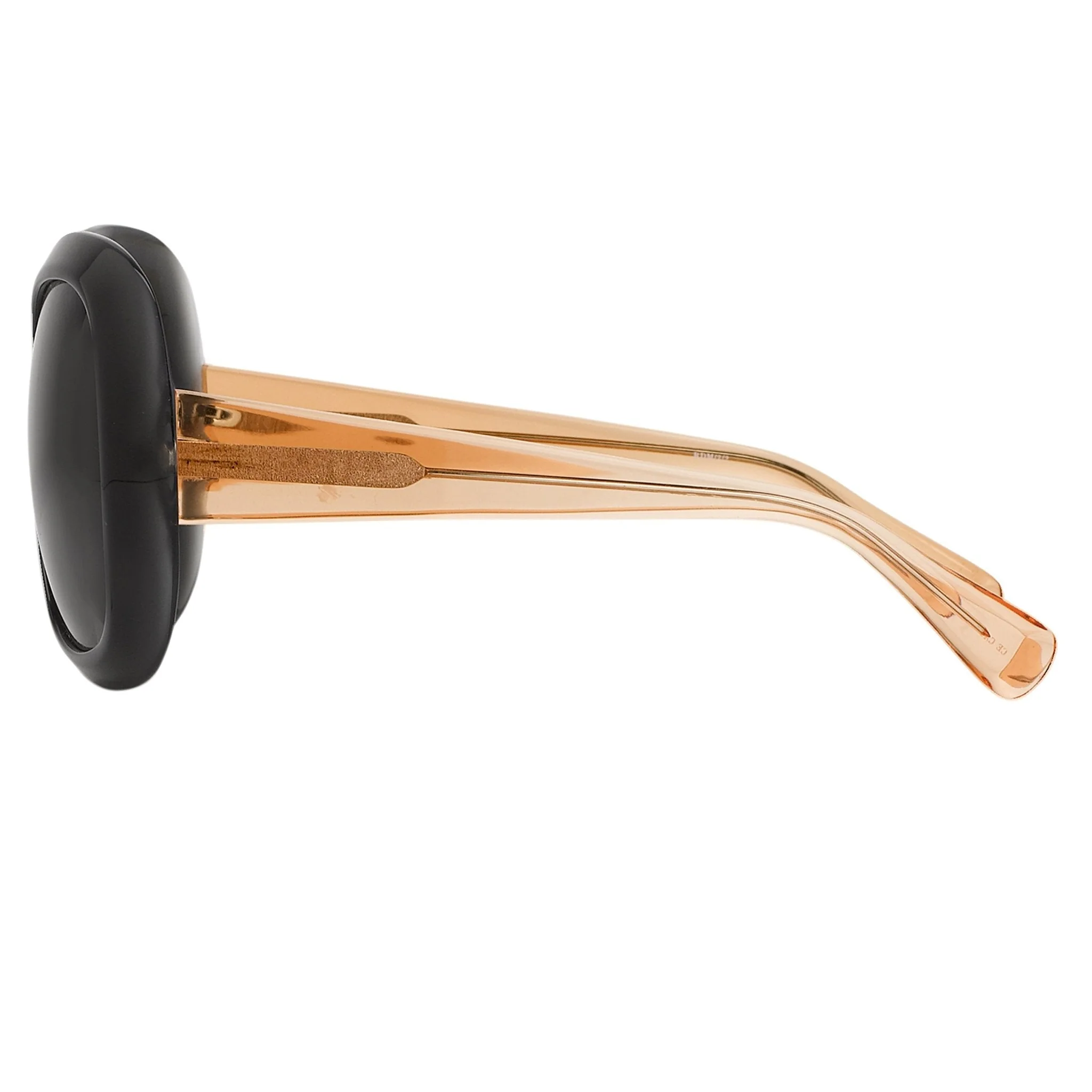 Rue De Mail Sunglasses Oversized Black - Image 3