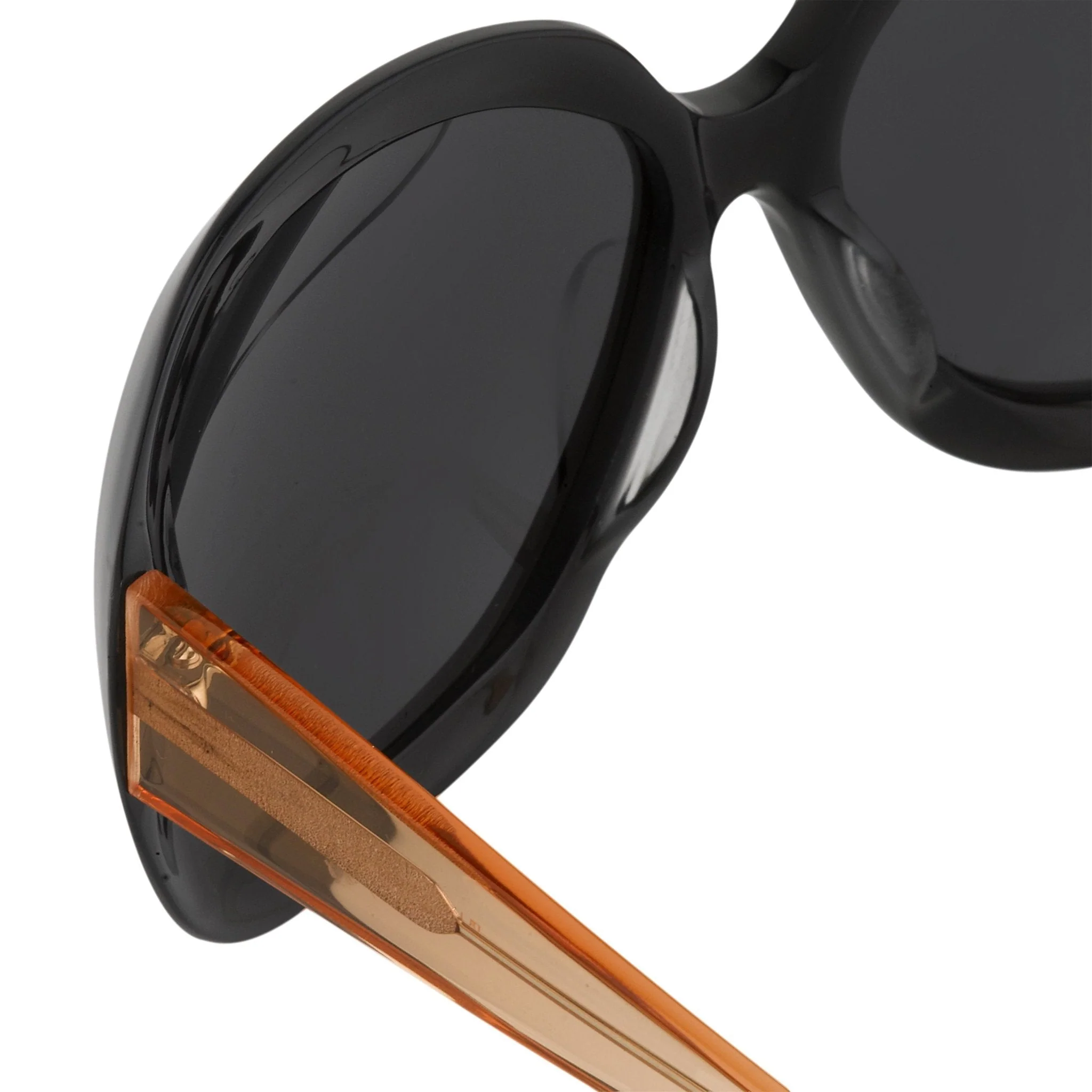 Rue De Mail Sunglasses Oversized Black - Image 4
