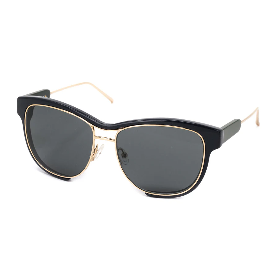 Sacai x Linda Farrow Black Sunglasses