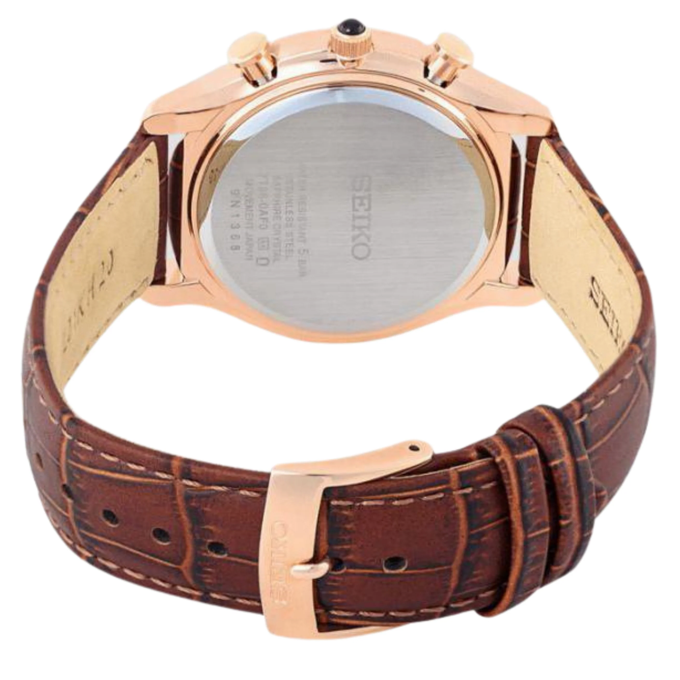 Seiko Men's Brown Perpetual Watch - Image 2