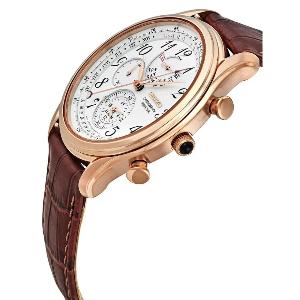 Seiko Men's Brown Perpetual Watch - Image 3