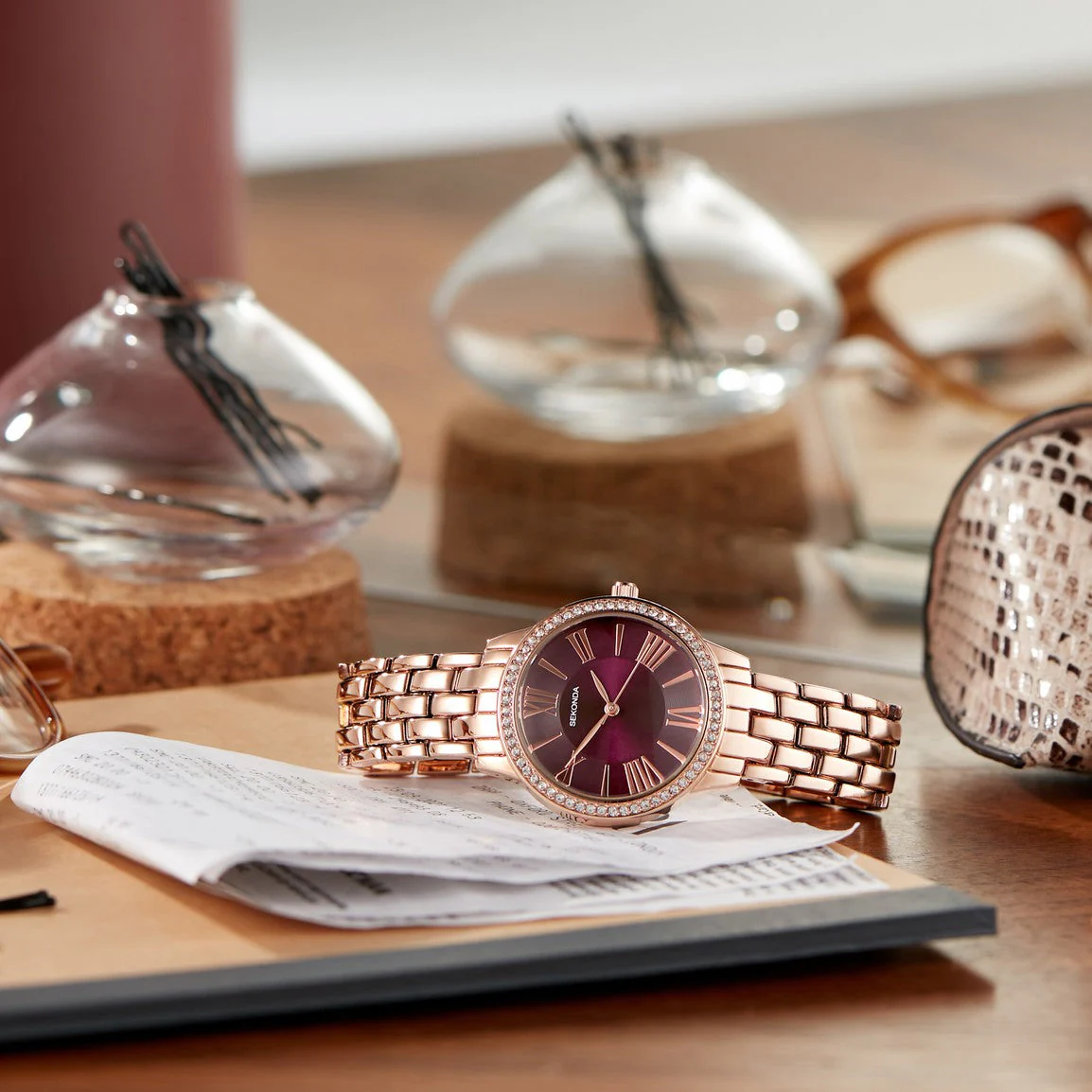 Sekonda Charlotte Ladies Rose Gold Watch - Image 4