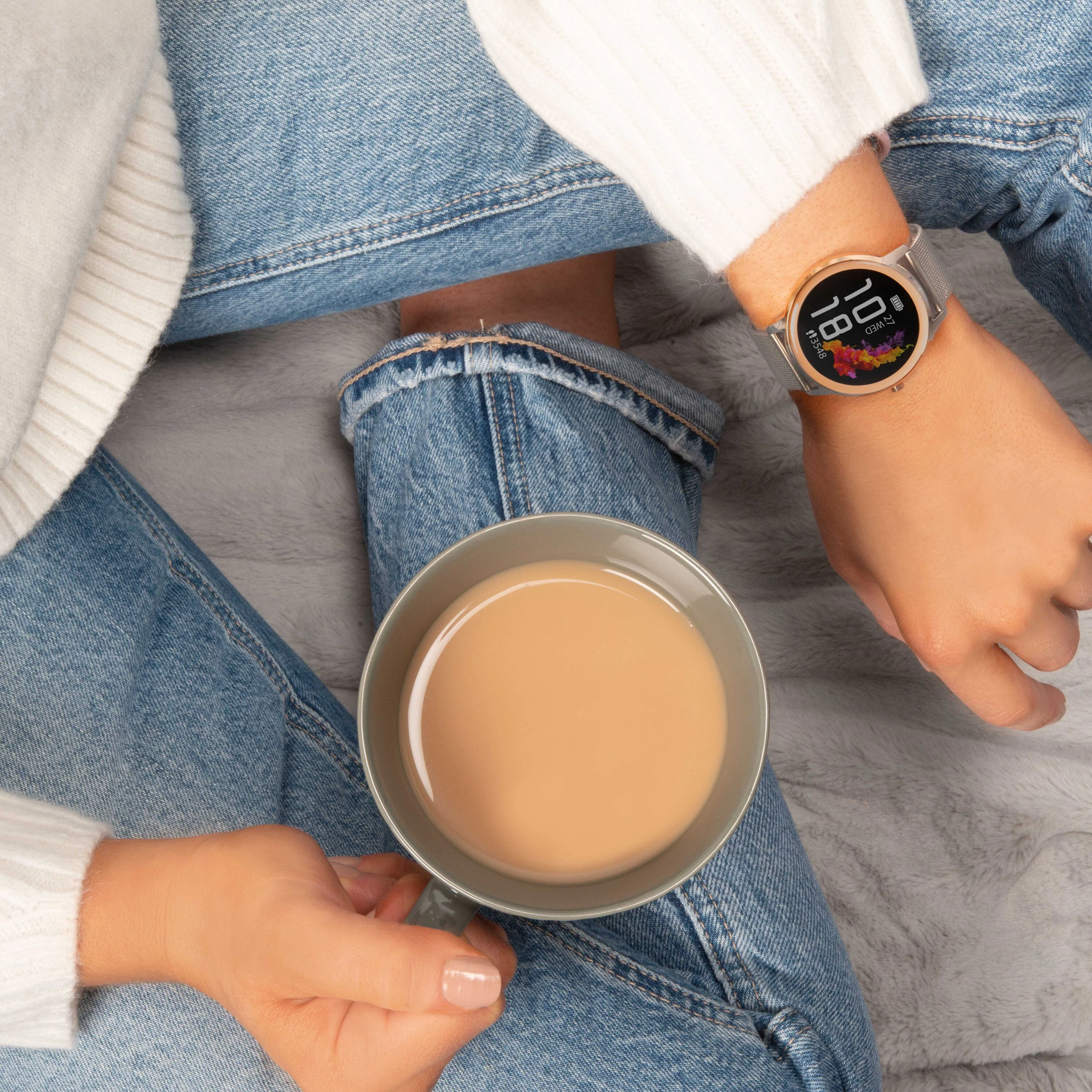 Sekonda Ladies Silver Smart Watch - Image 5