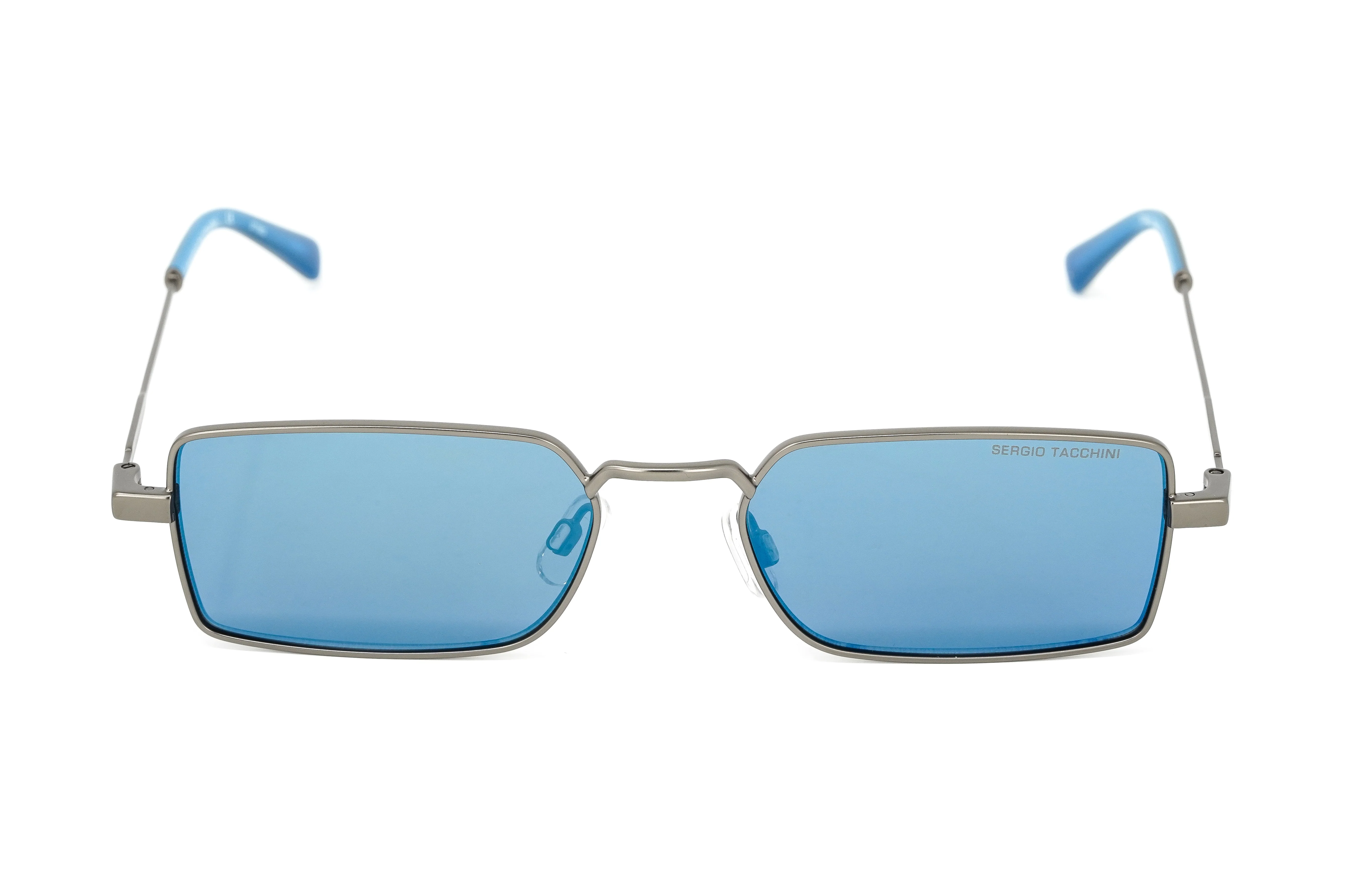 Sergio Tacchini Men's Rectangular Gunmetal and Blue - Image 2