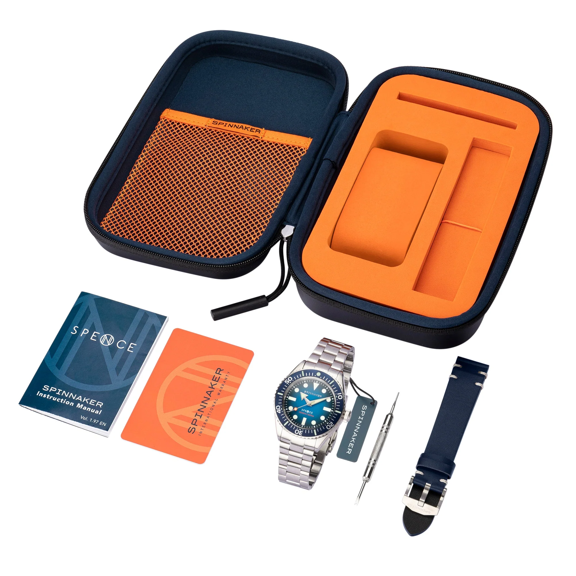 Spinnaker Indigo Blue Spence 301 Automatic Watch - Image 3