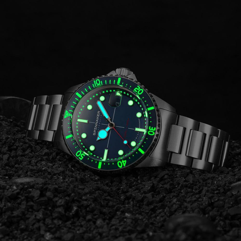Spinnaker Men's Blue Tesei Mille Metri Watch - Image 3