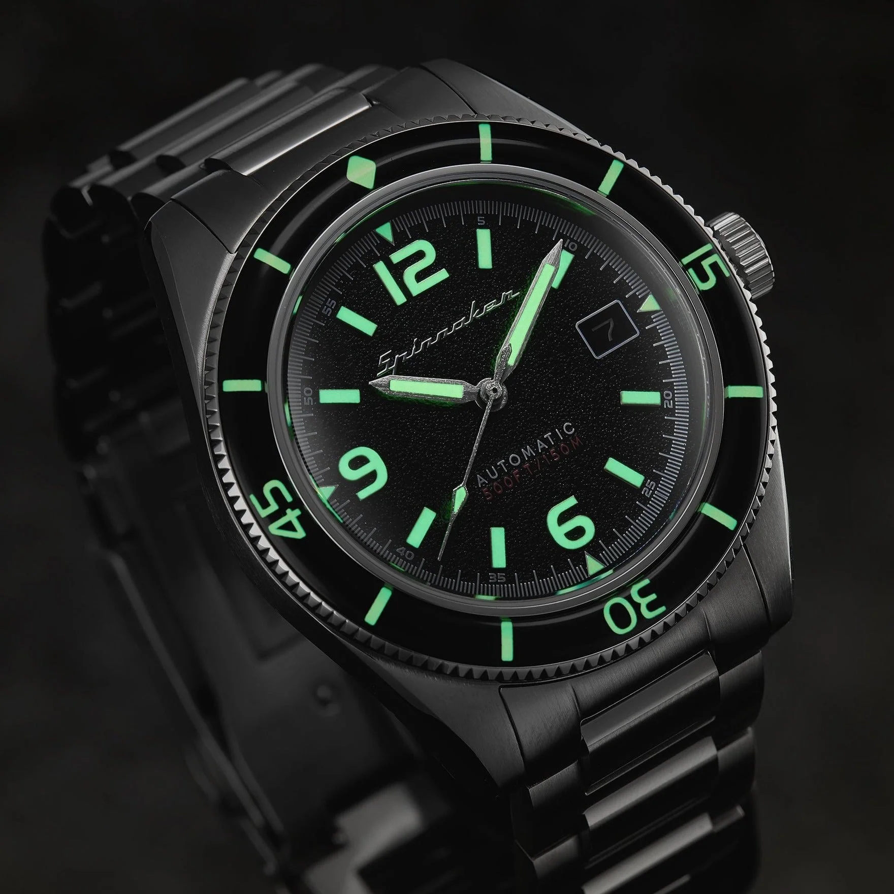 Spinnaker Men's Midnight Black Fleuss Watch - Image 3