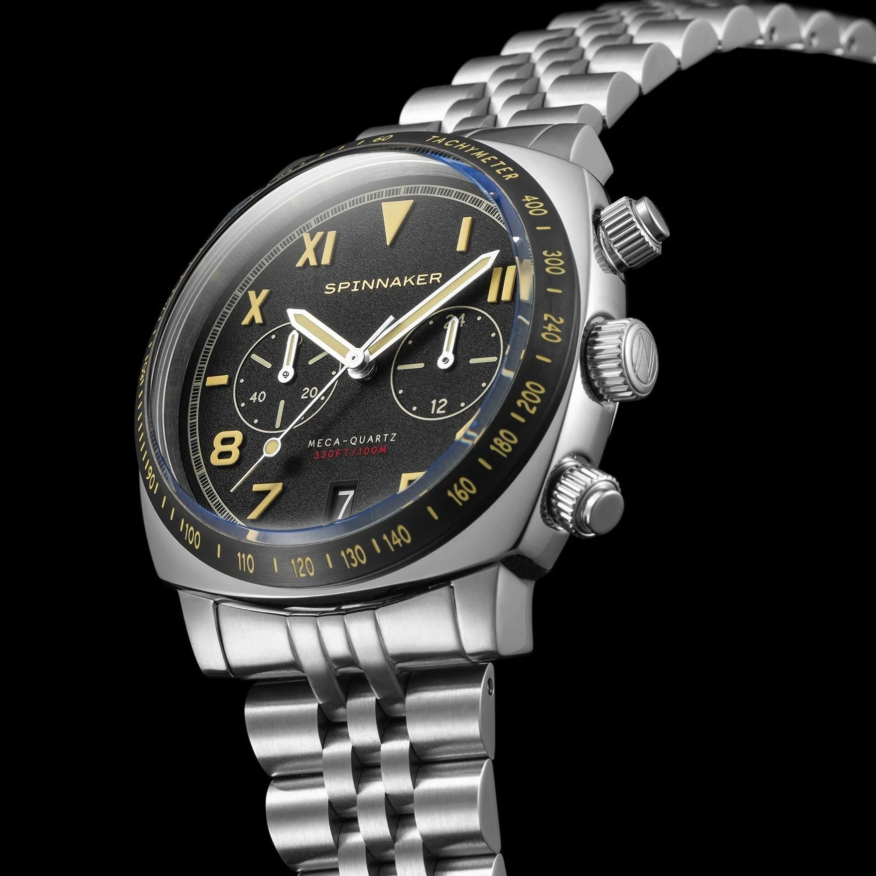 Spinnaker Men's Vintage Black Hull California Watch - Image 2