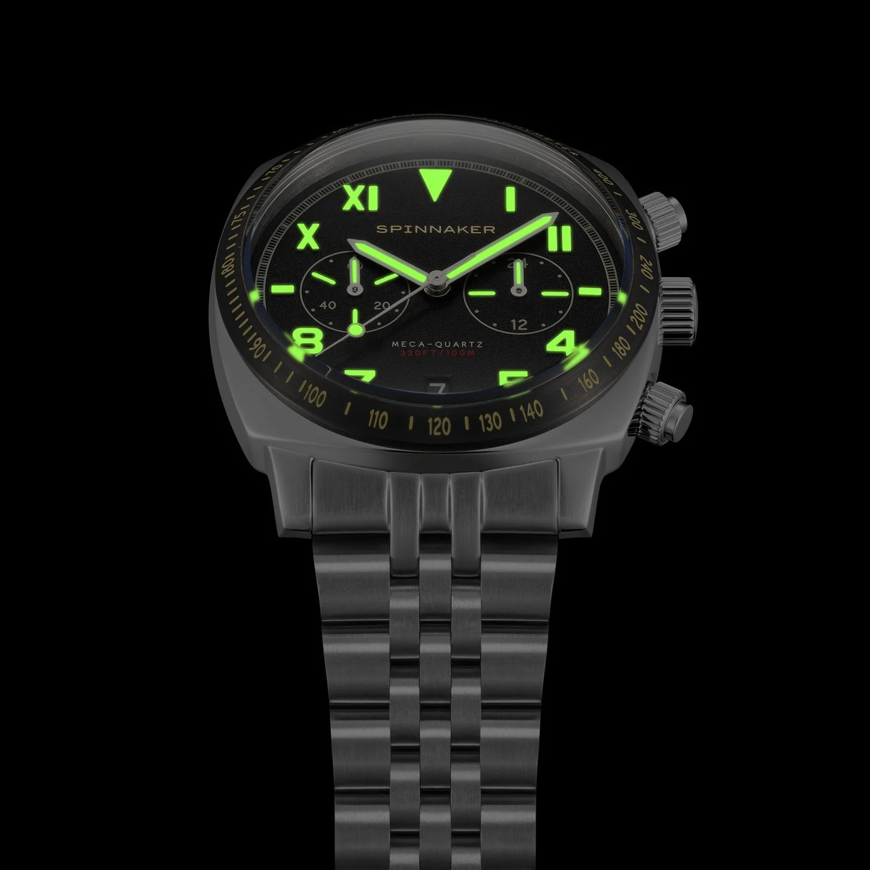 Spinnaker Men's Vintage Black Hull California Watch - Image 3