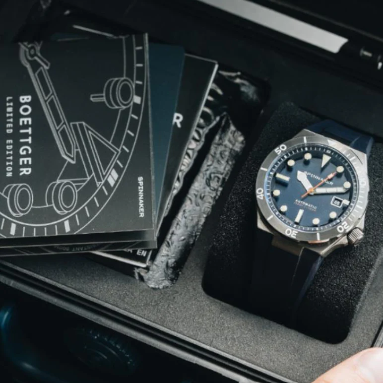 Spinnaker Midnight Blue Automatic Watch - Image 3