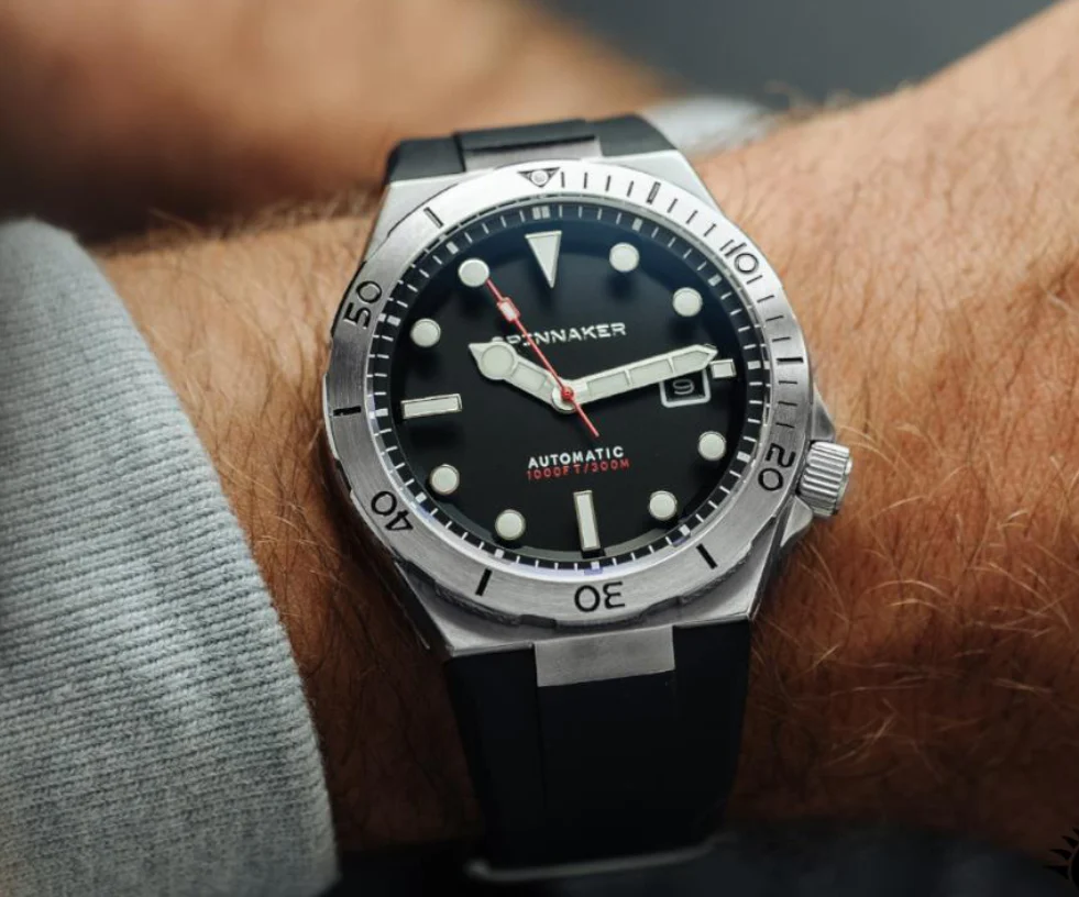 Spinnaker Obsidian Black Automatic Watch - Image 3