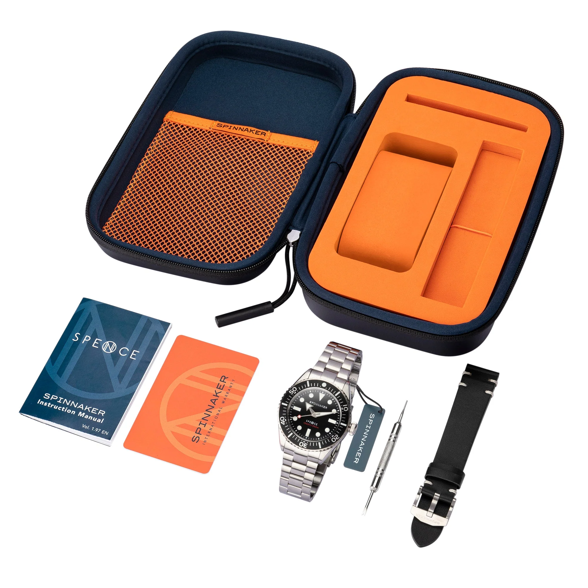 Spinnaker Pitch Black Spence 300 Automatic Watch - Image 3