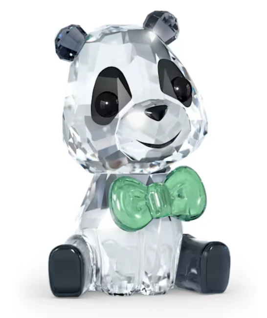 Swarovski Baby Animals Plushy the Panda Decorative Crystal