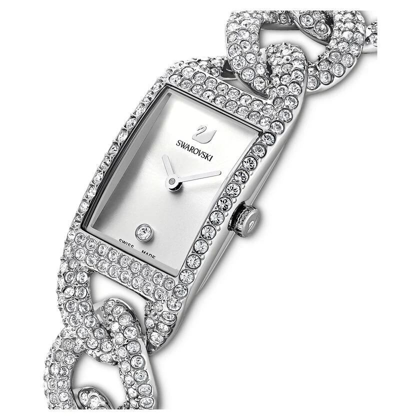 Swarovski Cocktail Crystal Silver Ladies Watch - Image 3