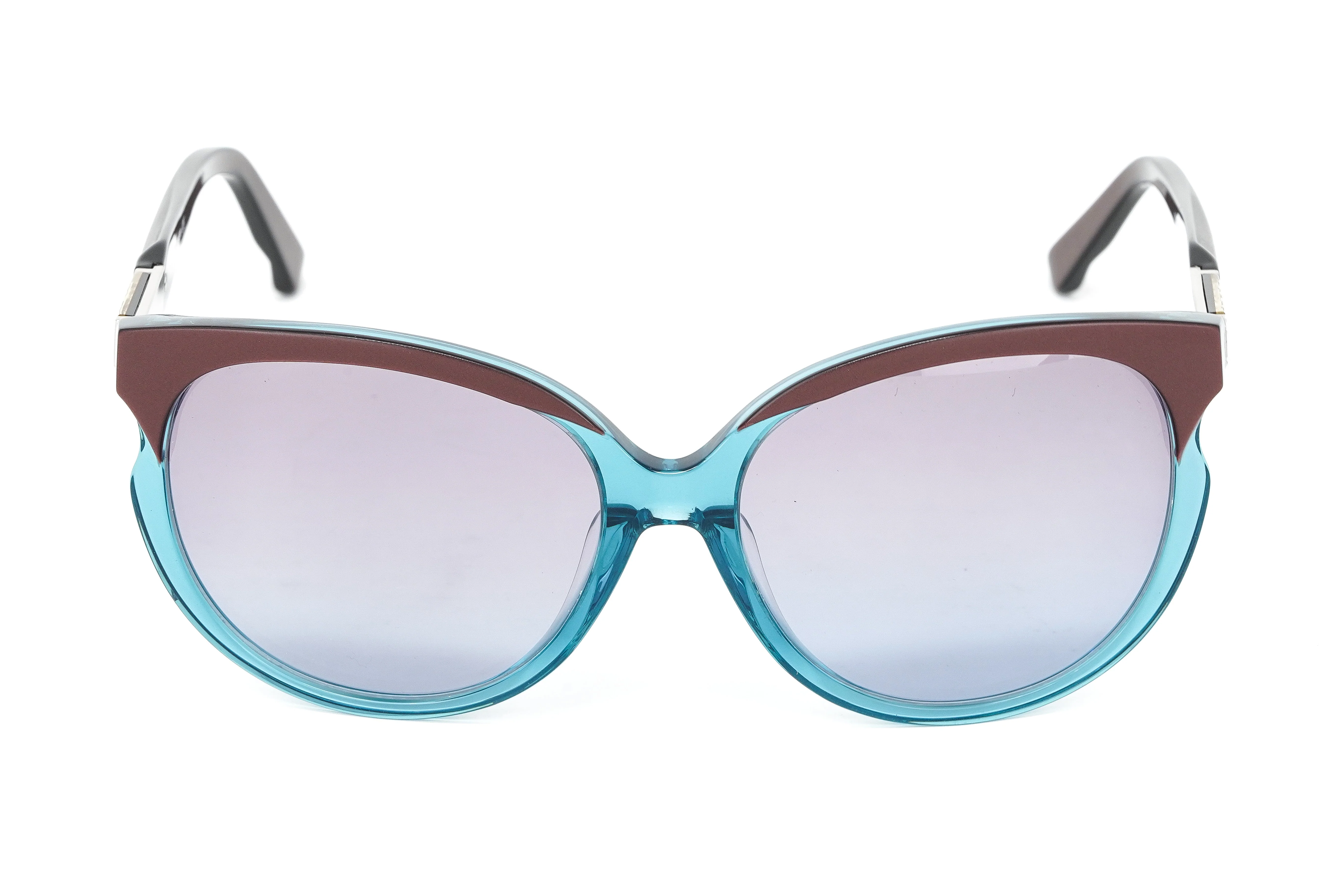 Swarovski Emilia Women's Sunglasses Oversized Oval Blue