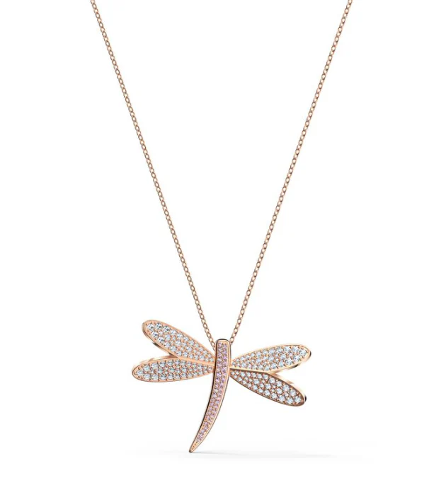 Swarovski Eternal Flower Rose Gold Necklace