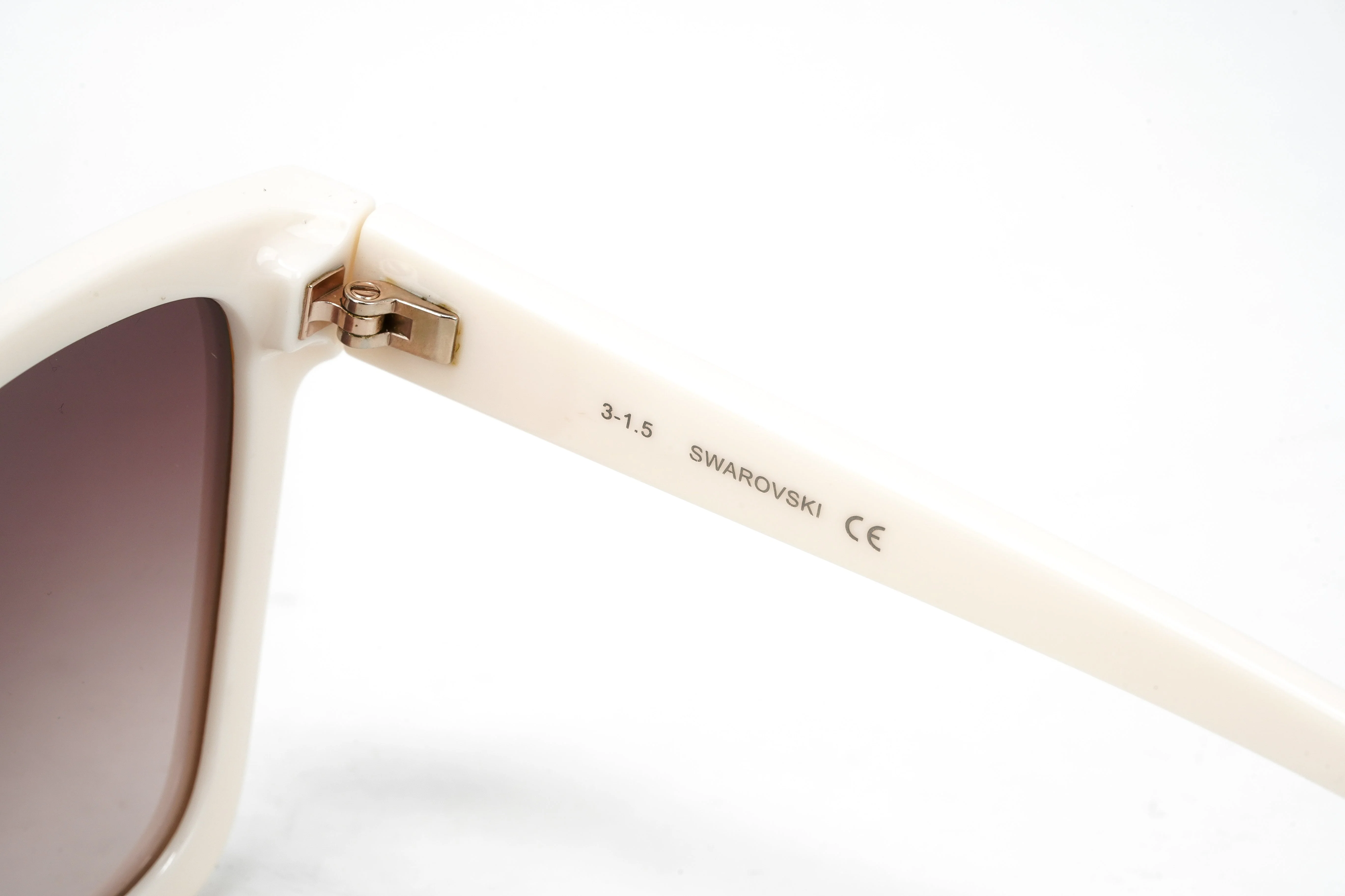 Swarovski Farrel Women's Sunglasses Square Cat Eye Cream - Image 3