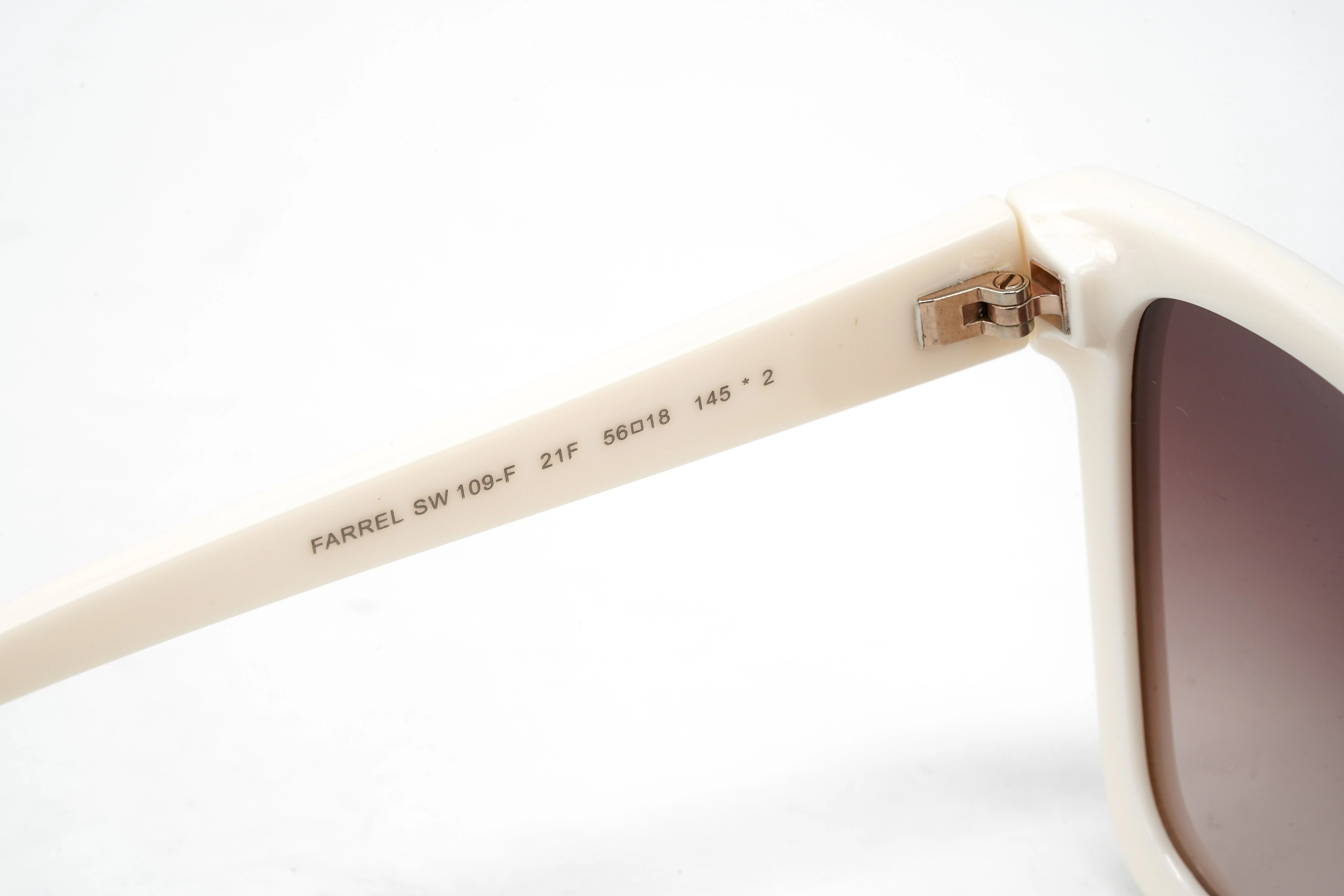 Swarovski Farrel Women's Sunglasses Square Cat Eye Cream - Image 4