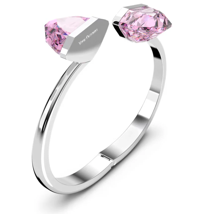 Swarovski Lucent Pink Bangle - Image 3
