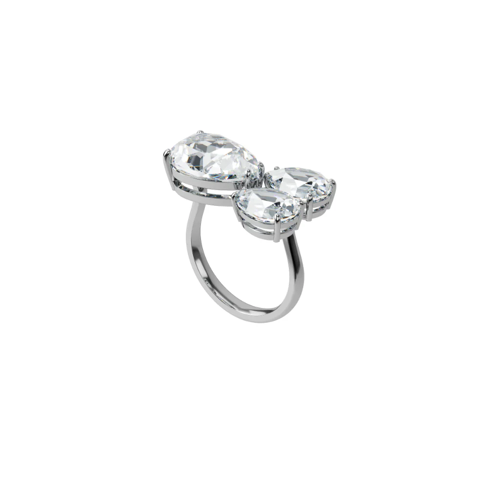 Swarovski Millenia Pear Cut Cocktail Ring - Image 2