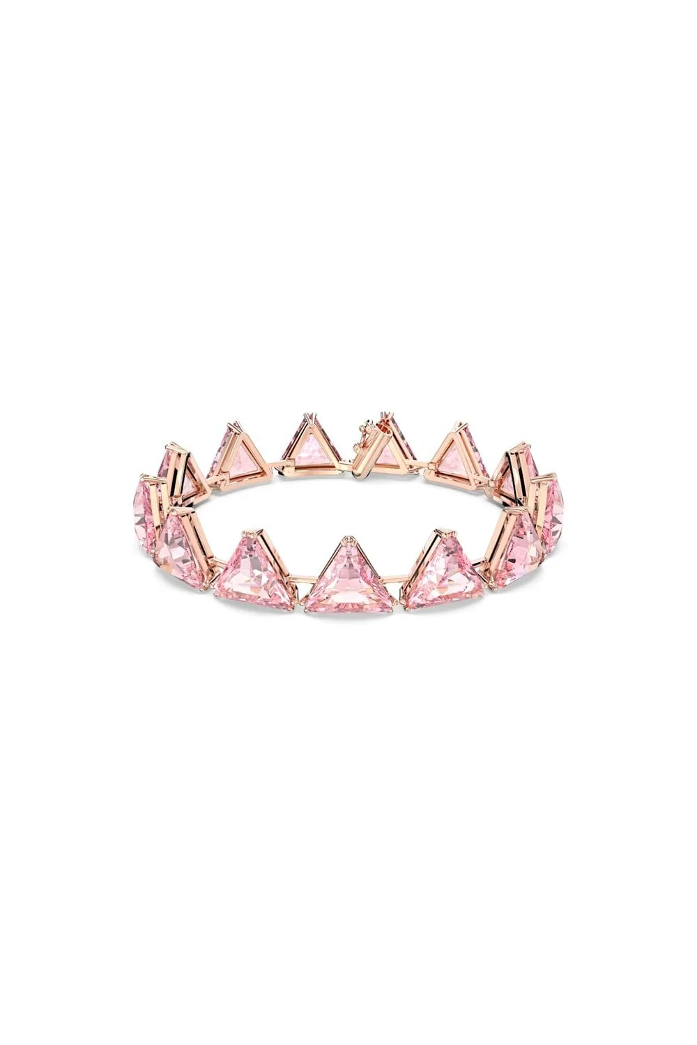 Swarovski Ortyx Pink Triangle Bracelet